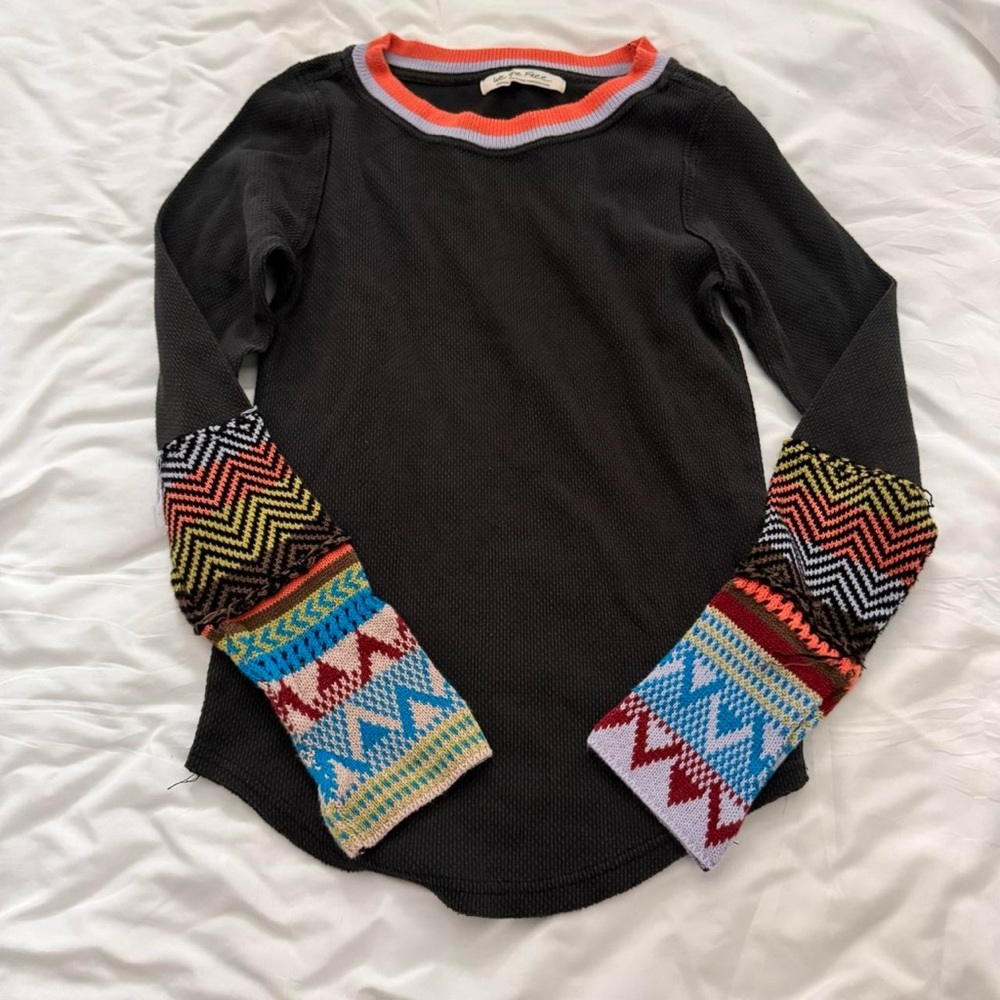 Free People All in Cuff Top